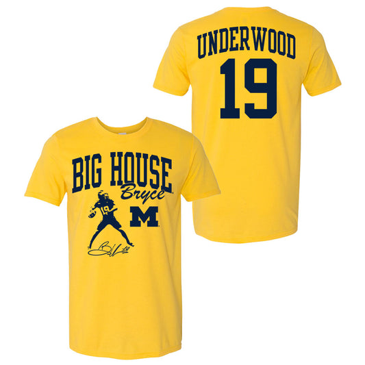 Valiant University of Michigan "Big House Bryce" Jersey Tee