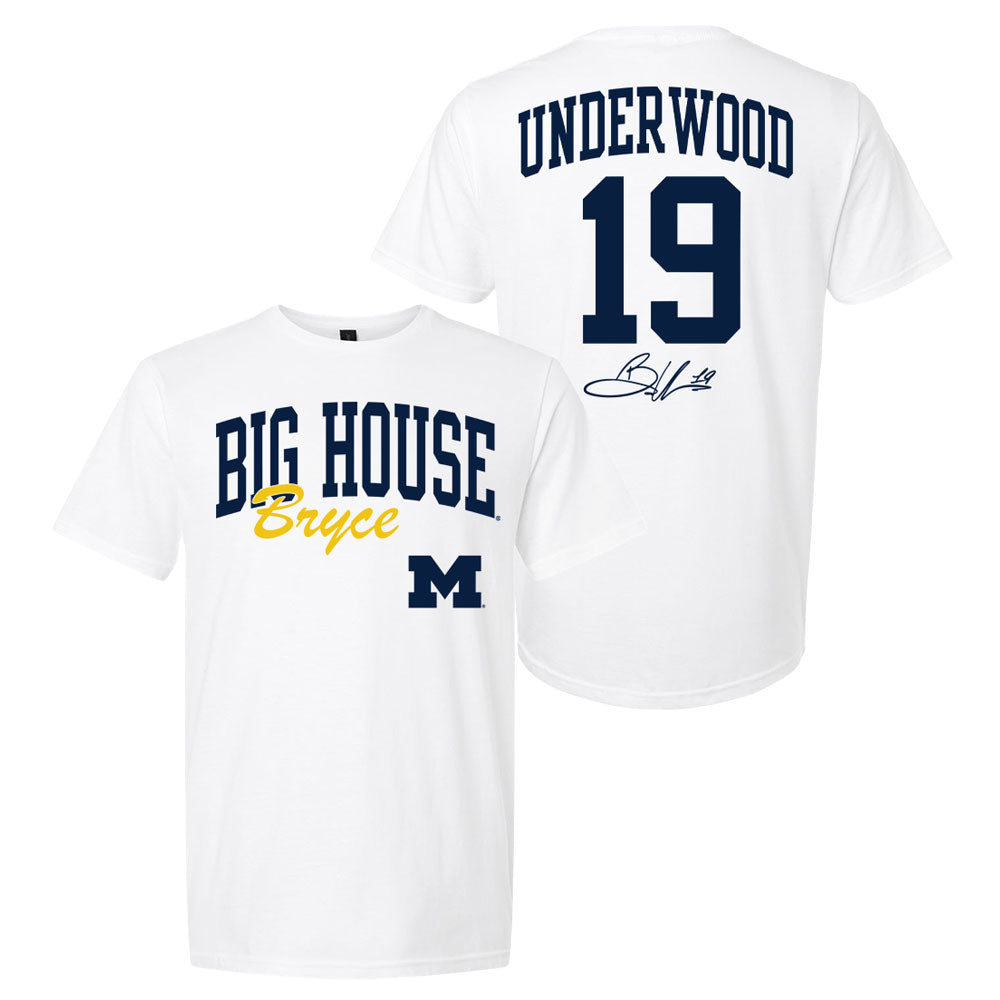 Valiant University of Michigan "Big House Bryce" Signature Series Jersey Tee